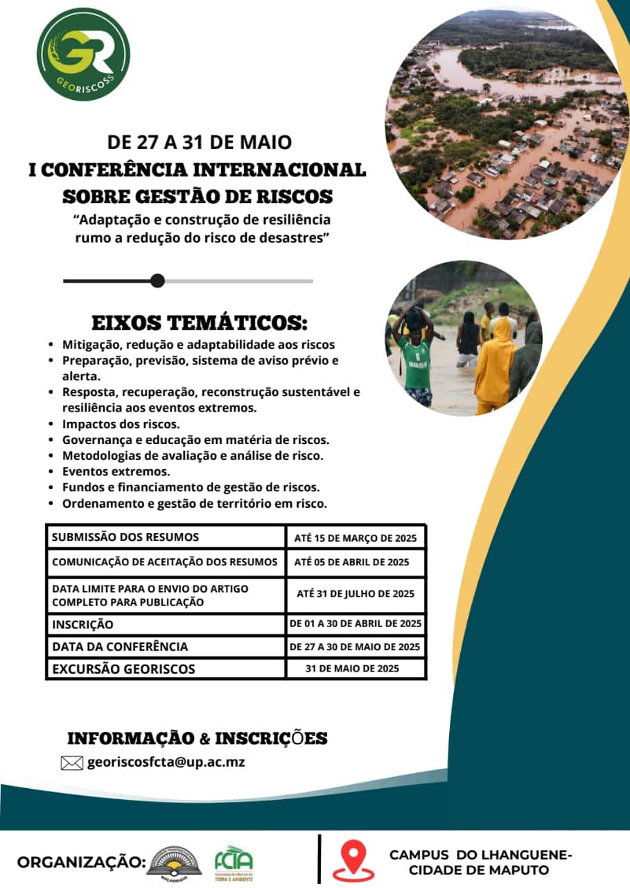 I Conferência Internacional sobre Gestão de Riscos Conferência